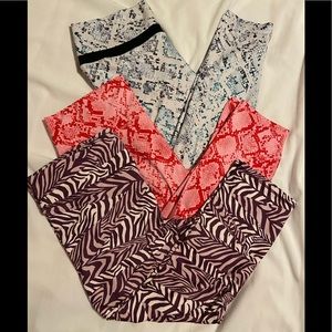 3 Pairs of Fabletics Leggings XL